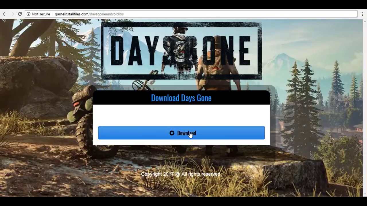 Days gone apk obb download for android